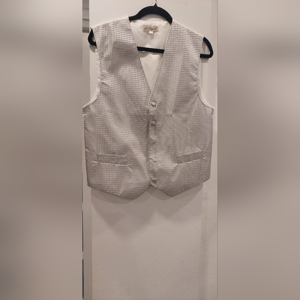 Classic Silver Vest with Lightweight Fabric